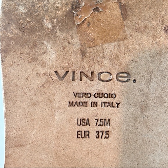 Vince Women’s Cabria Leather Combat Lace-up Boot In Off White, size 7.5 - Picture 8 of 12